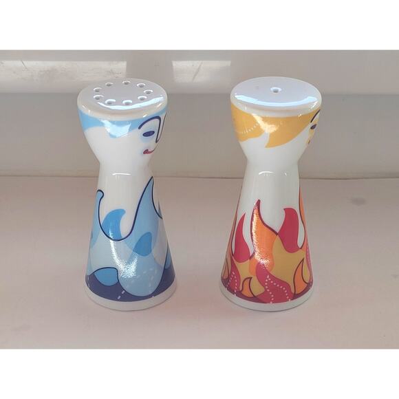 Vintage Ritzenhoff Salt Pepper Shakers Mr Mrs Carl Van Ommen 2004 Germany - Picture 5 of 7